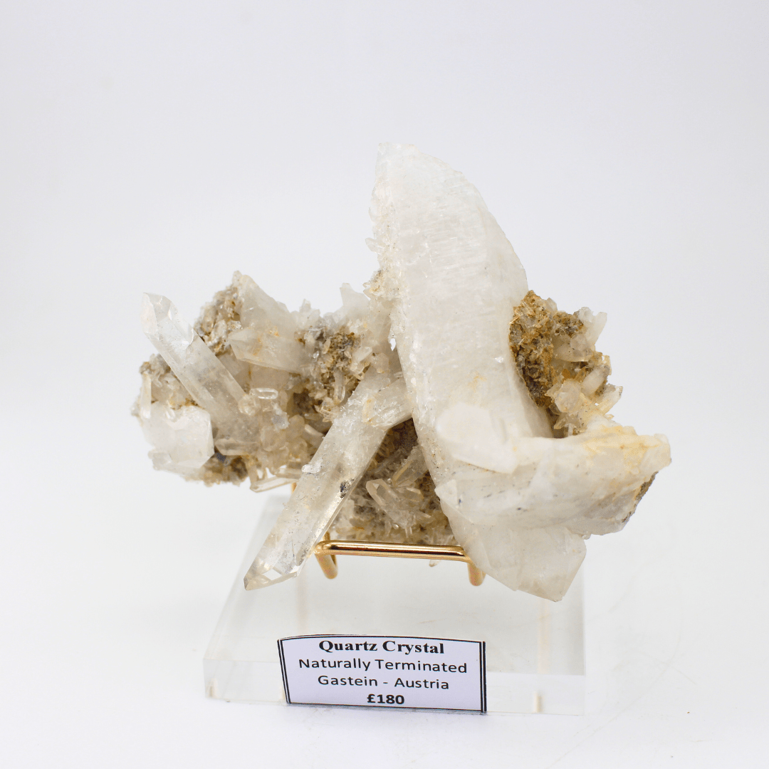 Quartz Crystal Naturally Terminated Gastein Austria 317g