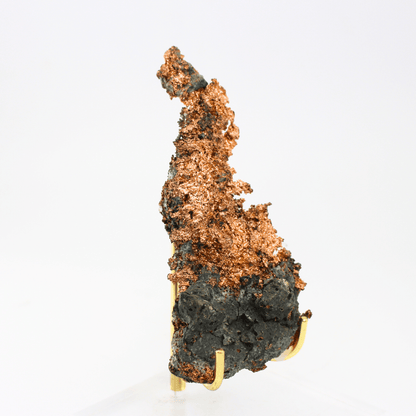 Kupfermatrix natürlich gewachsener Gastein Österreich 191 natürliches Mineralienexponat feines Sammlerstück für Vitrine geologisches Interesse