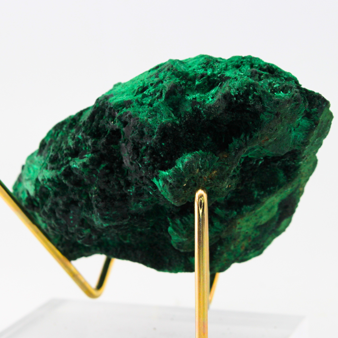 Malachite Goede With Calcite Zambia 367 Natural Mineral Specimen Fine Collectable Cabinet Display Piece Geological Interest