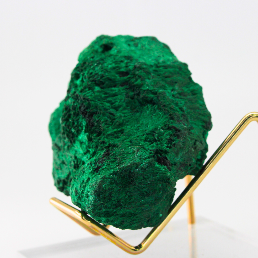 Malachite Goede With Calcite Zambia 367 Natural Mineral Specimen Fine Collectable Cabinet Display Piece Geological Interest