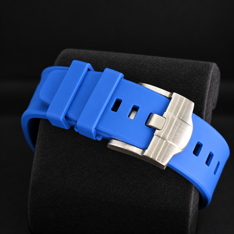 Swatch x Audemars Piguet Royal Pop LÀN BA SSX03L100N – Bioceramic Watch with Blue Rubber Strap
