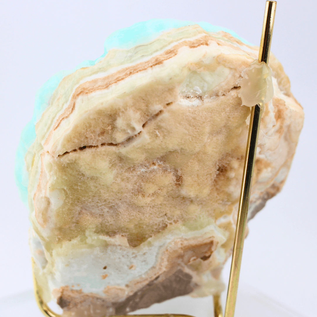 Aragonite Naturally Terminated Gastein Austria 1498 Natural Mineral Specimen Fine Collectable Cabinet Display Piece Geological Interest