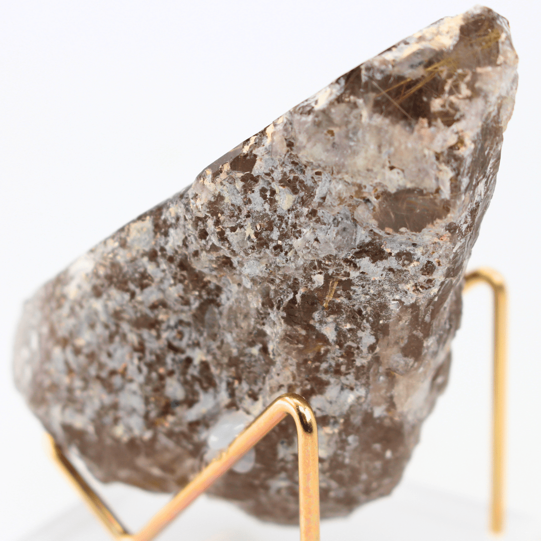 Rutilated Quartz Firework Effect Gastein Austria 462 Natural Mineral Specimen Fine Collectable Cabinet Display Piece Geological Interest