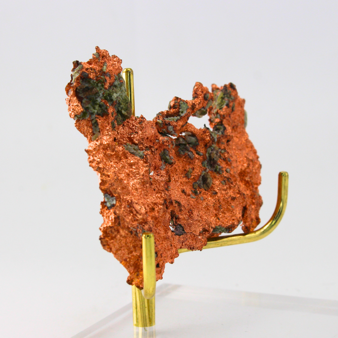 Copper Matrix Naturally Terminated Gastein Austria 120 Natural Mineral Specimen Fine Collectable Cabinet Display Piece Geological Interest