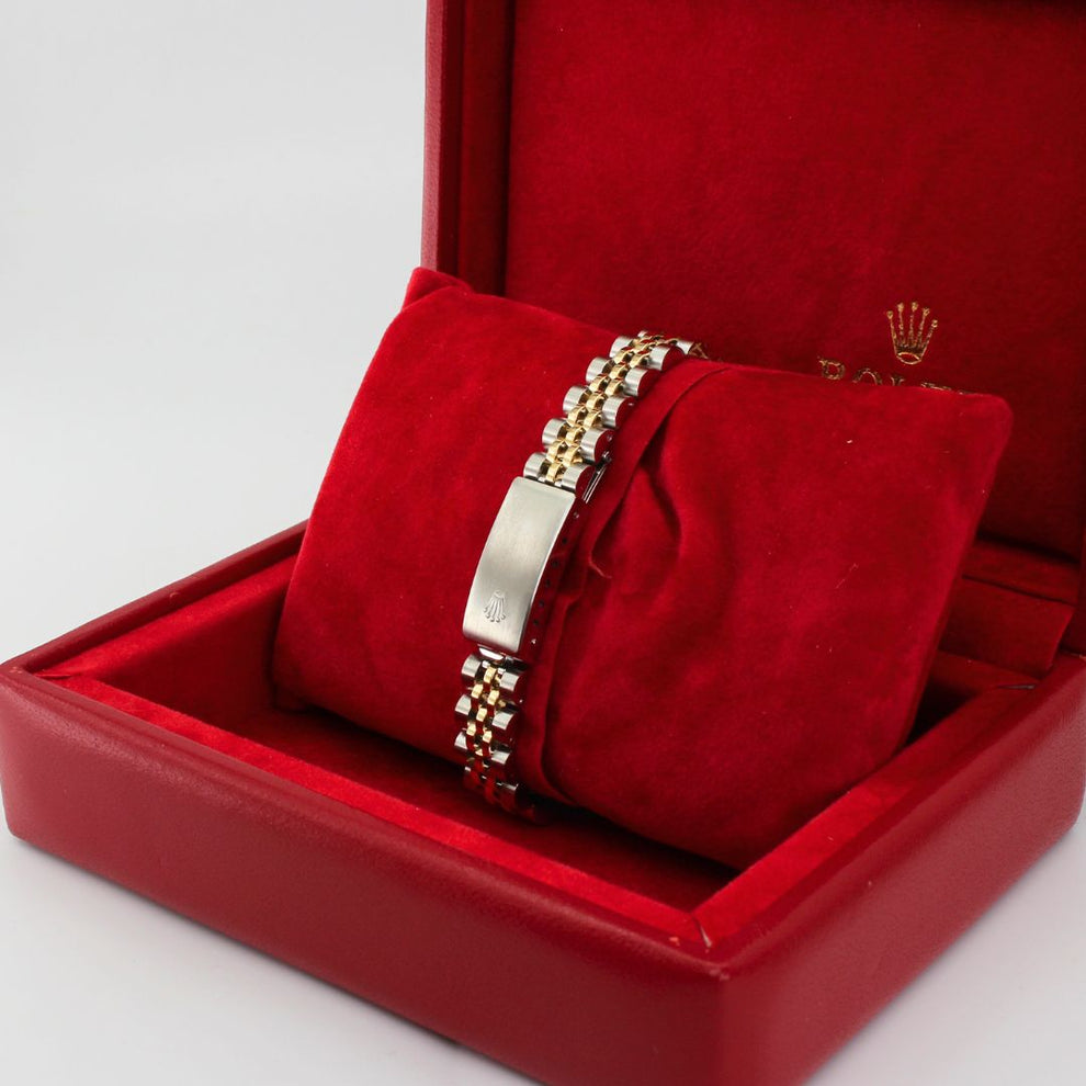 Rolex Lady Datejust 69173 Jubilee Bracelet Champagne Dial Stainless Steel 1988 Pristine Condition Fluted Bezel 26 Mm Mechanical Watch - product image fro...
