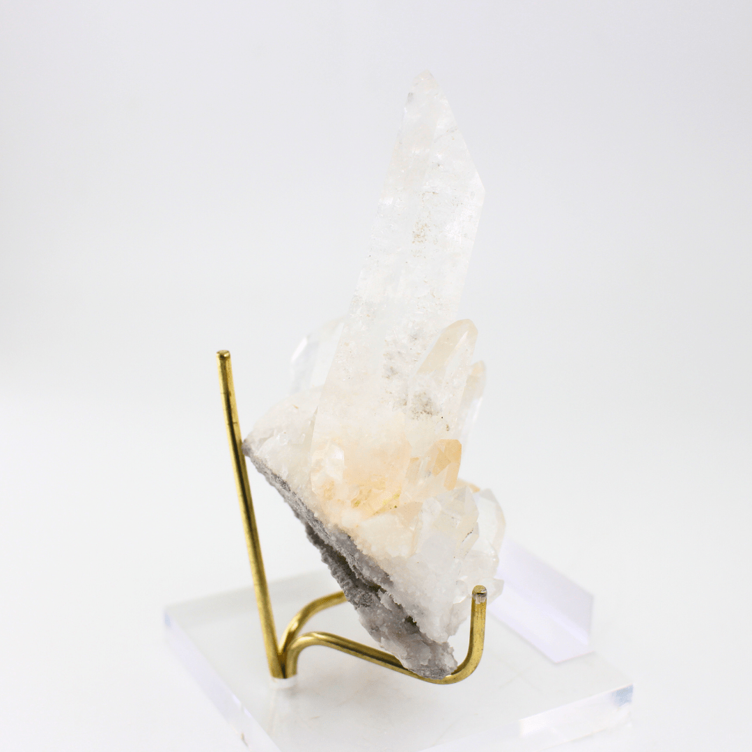 Quartz Crystal Naturally Terminated Gastein Austria 267 Natural Mineral Specimen Fine Collectable Cabinet Display Piece Geological Interest