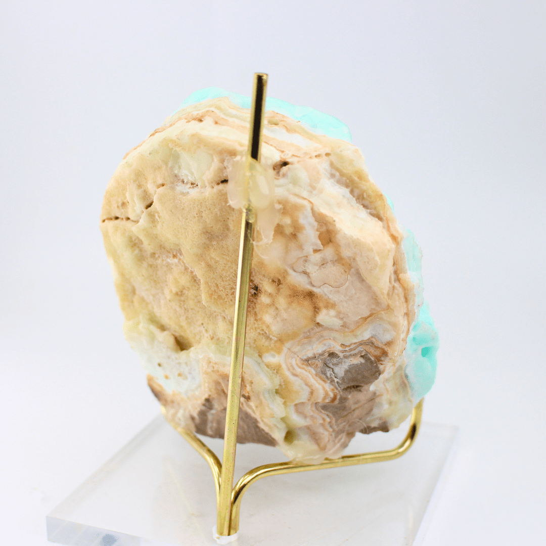 Aragonite Naturally Terminated Gastein Austria 1498 Natural Mineral Specimen Fine Collectable Cabinet Display Piece Geological Interest