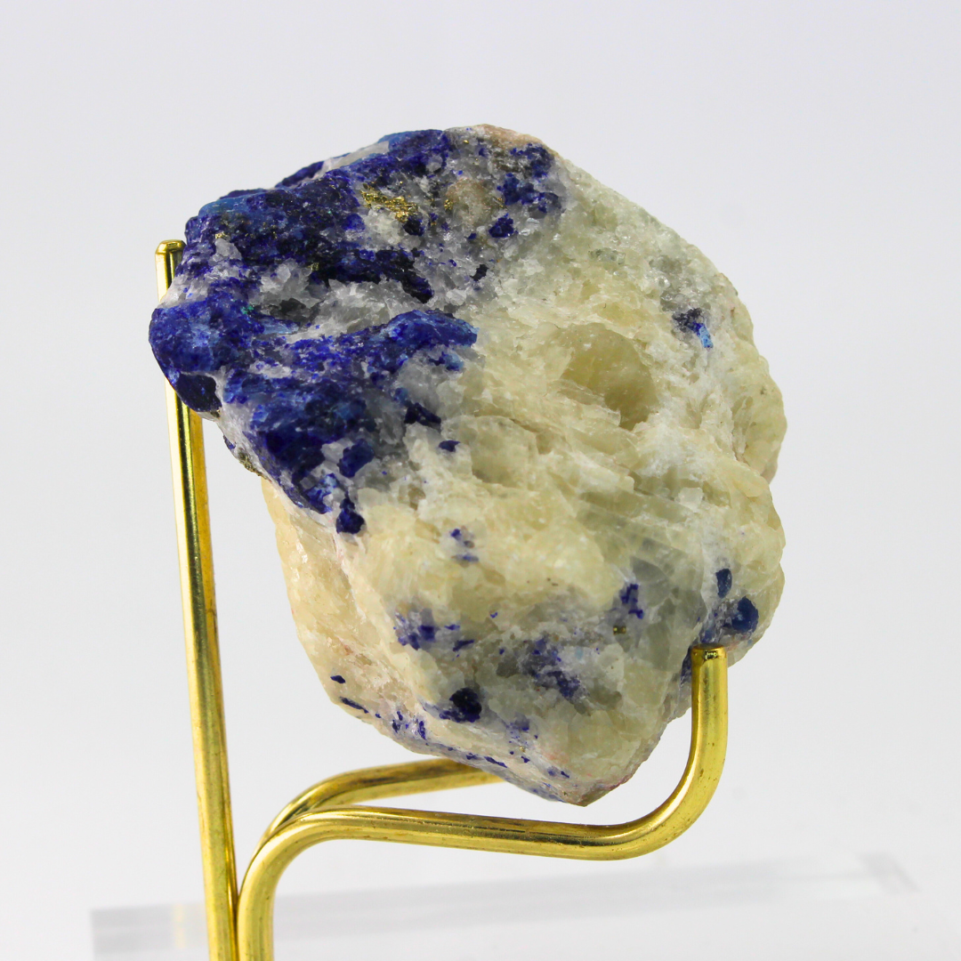 Blue & White Lazulite Naturally Terminated Himalayas 160g