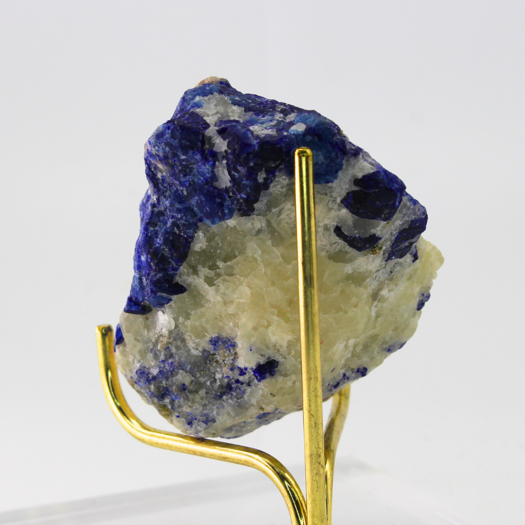 Blue & White Lazulite Naturally Terminated Himalayas 160g