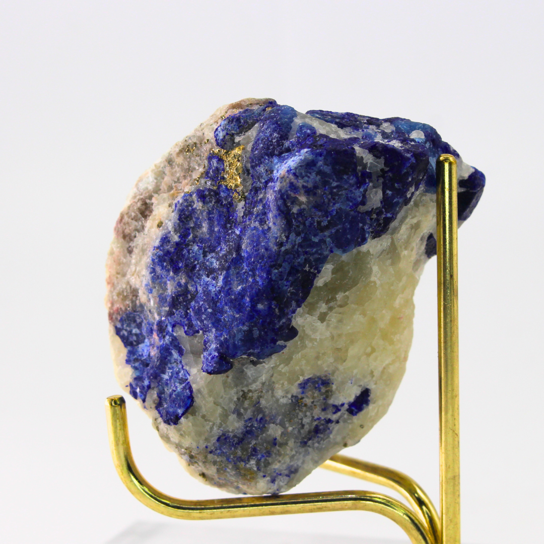 Blue & White Lazulite Naturally Terminated Himalayas 160g