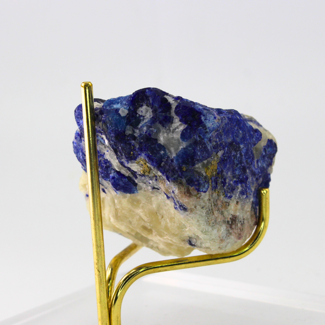 Blue & White Lazulite Naturally Terminated Himalayas 160 Natural Mineral Specimen Fine Collectable Cabinet Display Piece Geological Interest