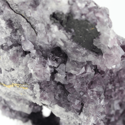 Fluorite a forma d'Africa, Nortumbria 2471, campione minerale naturale, pregiato pezzo da collezione per vetrina, interesse geologico