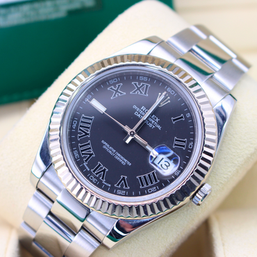 Rolex Datejust Ii 116334 Oyster Bracelet Black Dial Stainless Steel 2014 Unworn Condition Fluted Bezel 42 Mm Mechanical Watch - product image from Imperi...