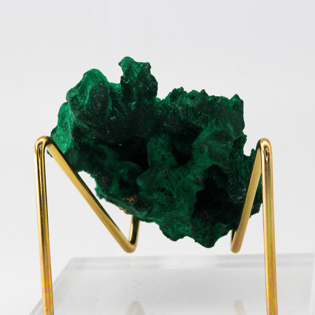 Malachite Goede With Calcite Zambia Africa 170 Natural Mineral Specimen Fine Collectable Cabinet Display Piece Geological Interest