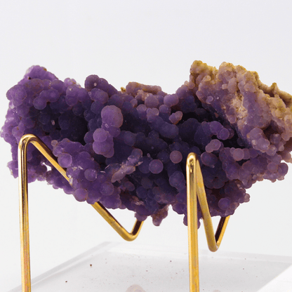 Trauben-Chalcedon, natürlich terminiert, Indonesien, 218, natürliches Mineralien-Exemplar, feines Sammlerstück, für Vitrine, geologisch interessant