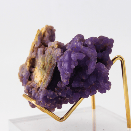 Trauben-Chalcedon, natürlich terminiert, Indonesien, 218, natürliches Mineralien-Exemplar, feines Sammlerstück, für Vitrine, geologisch interessant
