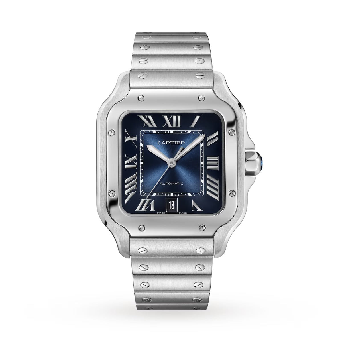 Cartier De Santos WSSA0071 Large Blue Dial