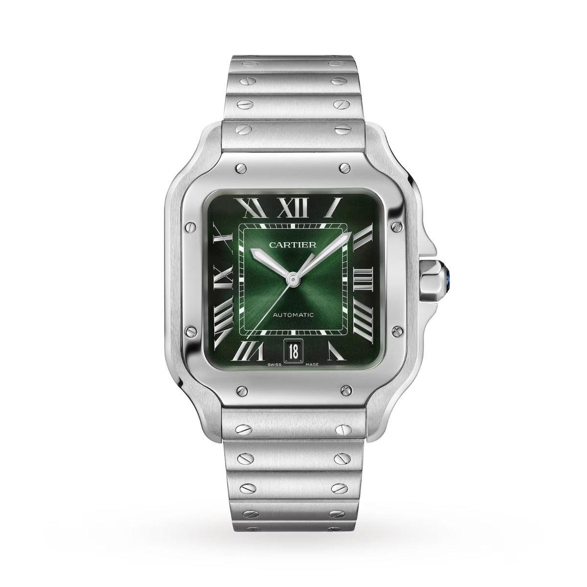 Cartier Santos WSSA0062 Green Dial Large No Papers