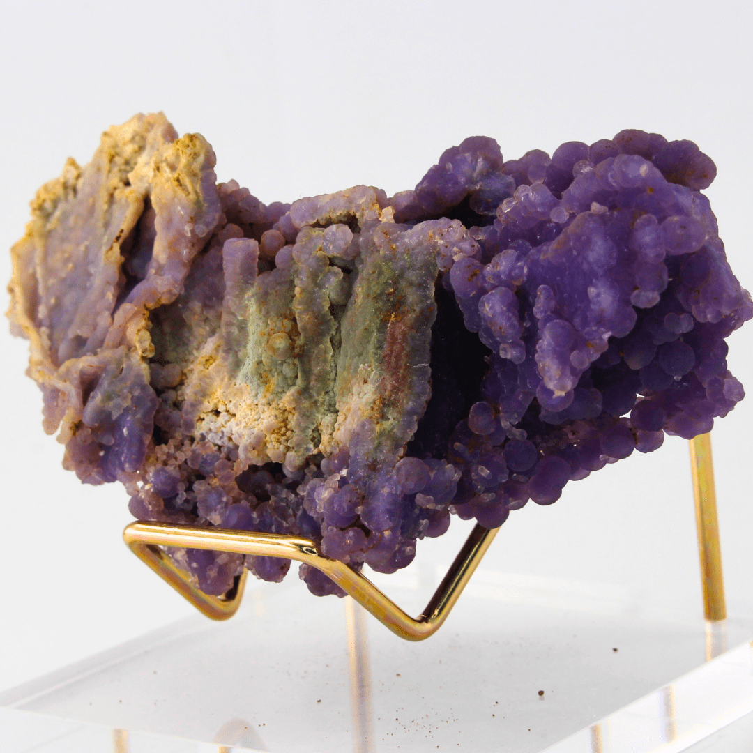 Grape Chalcedony Naturally Terminated Indonesia 218g