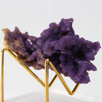 Trauben-Chalcedon, natürlich terminiert, Indonesien, 218, natürliches Mineralien-Exemplar, feines Sammlerstück, für Vitrine, geologisch interessant