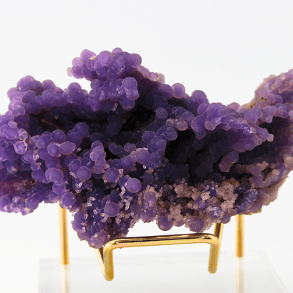 Trauben-Chalcedon, natürlich terminiert, Indonesien, 218, natürliches Mineralien-Exemplar, feines Sammlerstück, für Vitrine, geologisch interessant