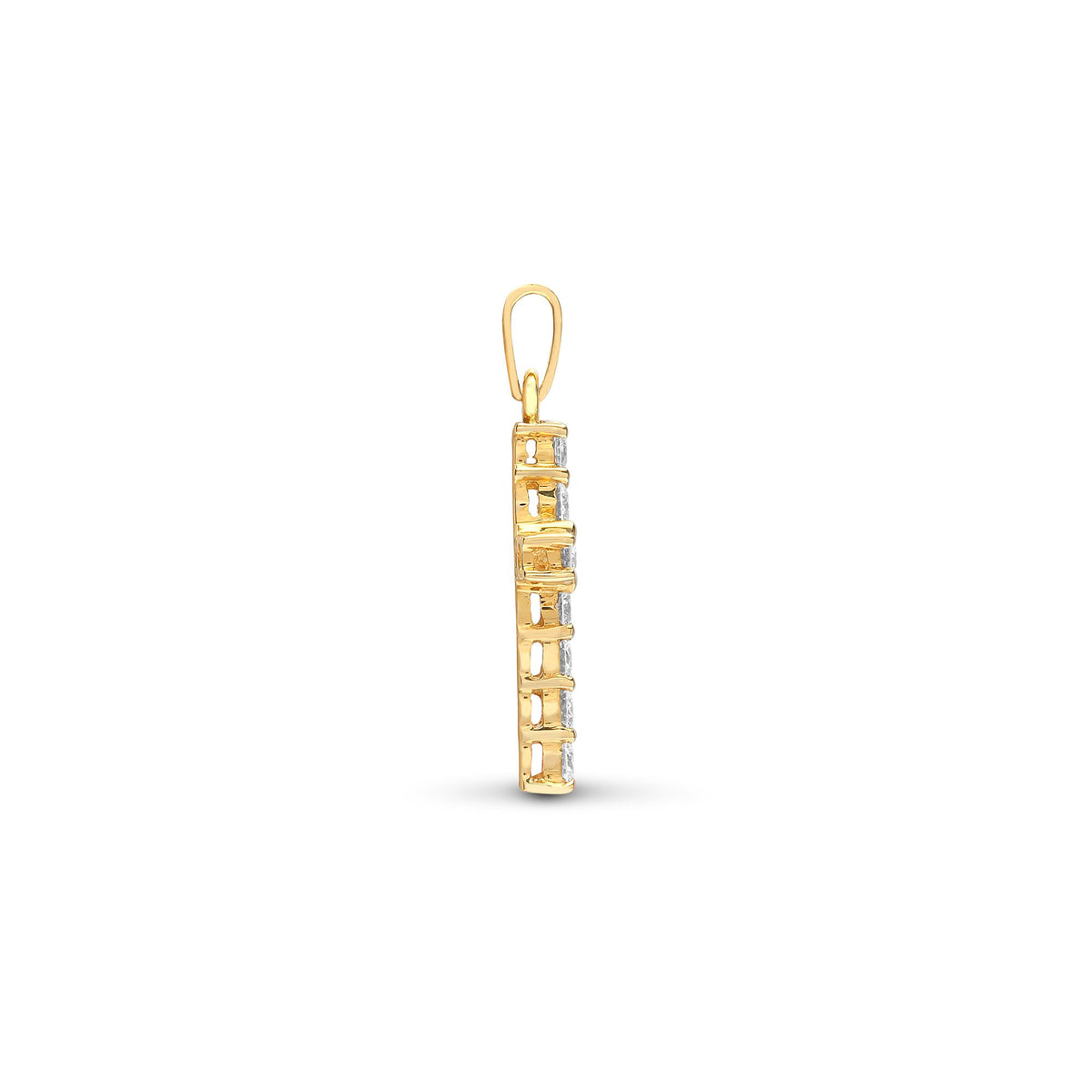 18ct Yellow Gold Natural Diamond Cross – additional view 8