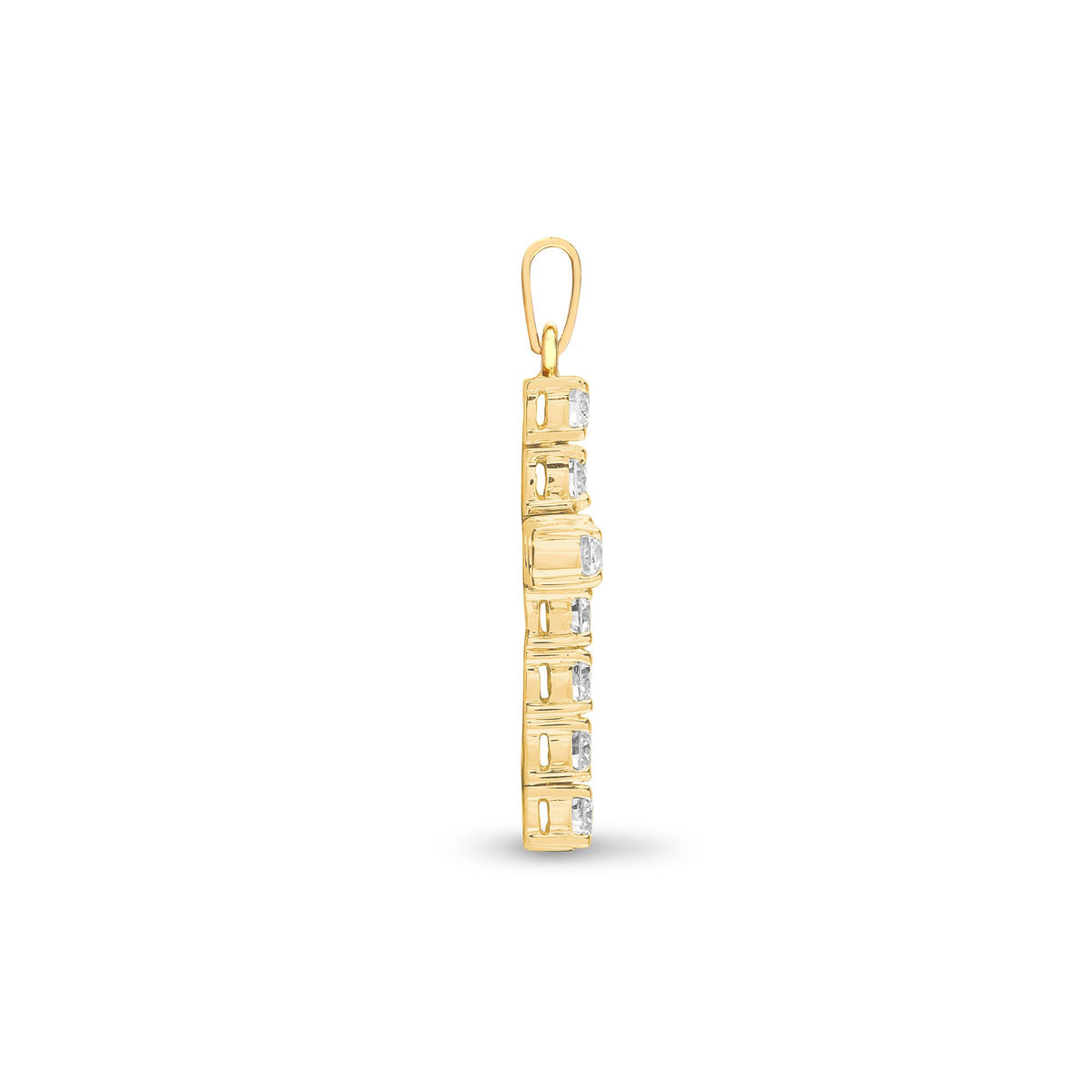 18ct Yellow Gold Natural Diamond Cross – additional view 11