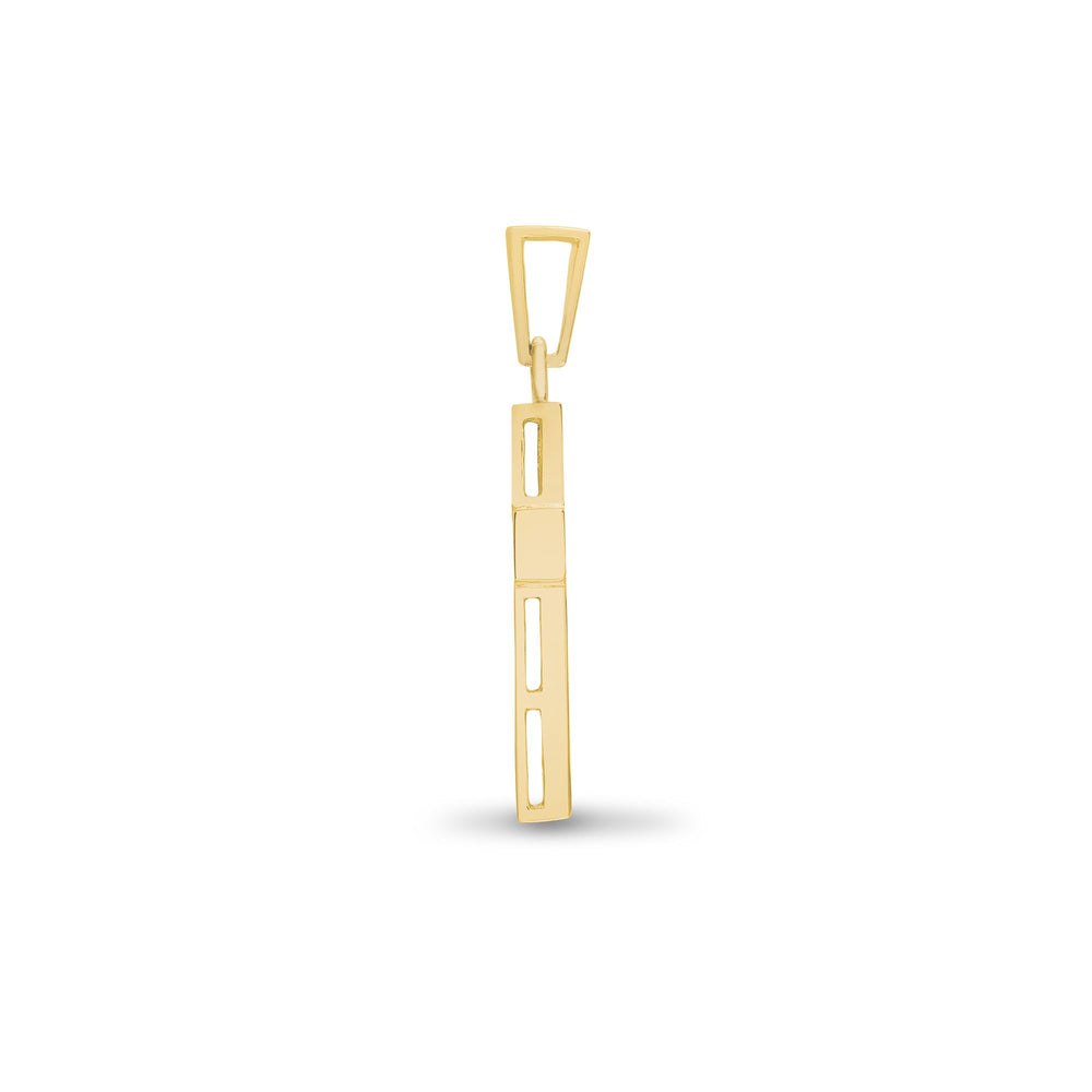 18ct Yellow Gold Natural Diamond Cross – product view