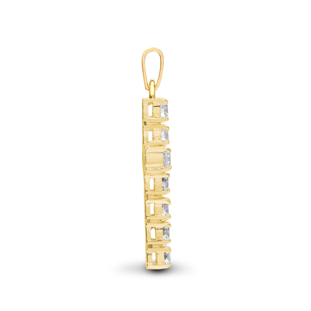 18ct Yellow Gold Natural Diamond Cross – additional view 9