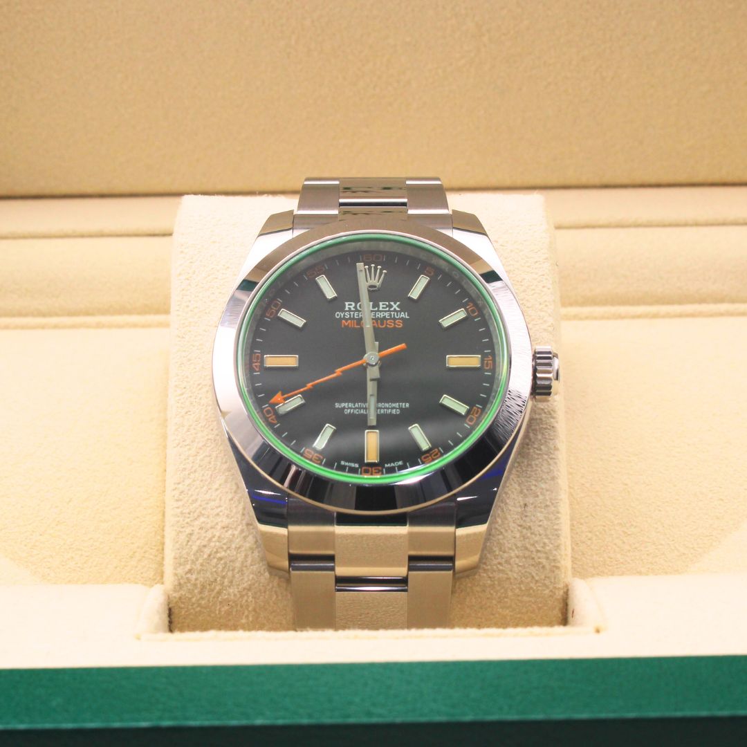 Rolex Milgauss 116400GV Black Dial 2021