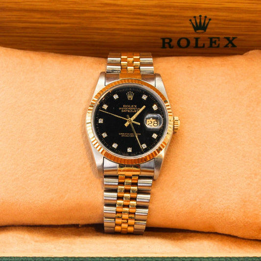 Rolex Datejust 36 16233 Black Diamond Dial