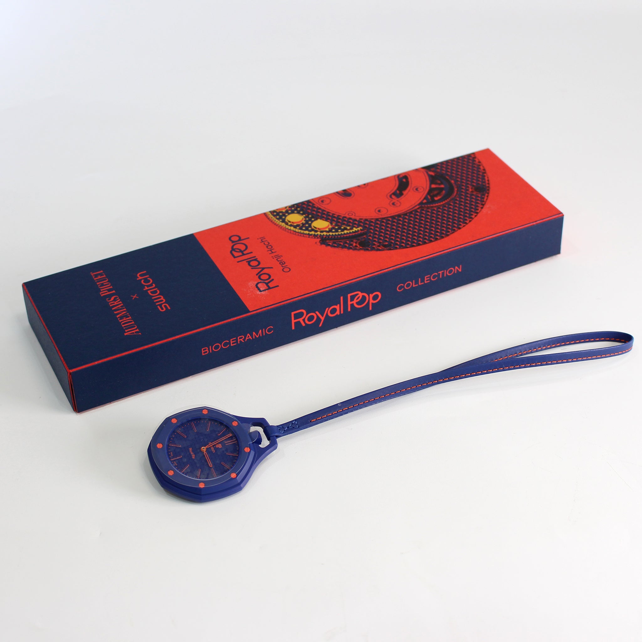 AP Swatch Royal Pop ORENJI HACHI Bio-ceramic Pocket Watch