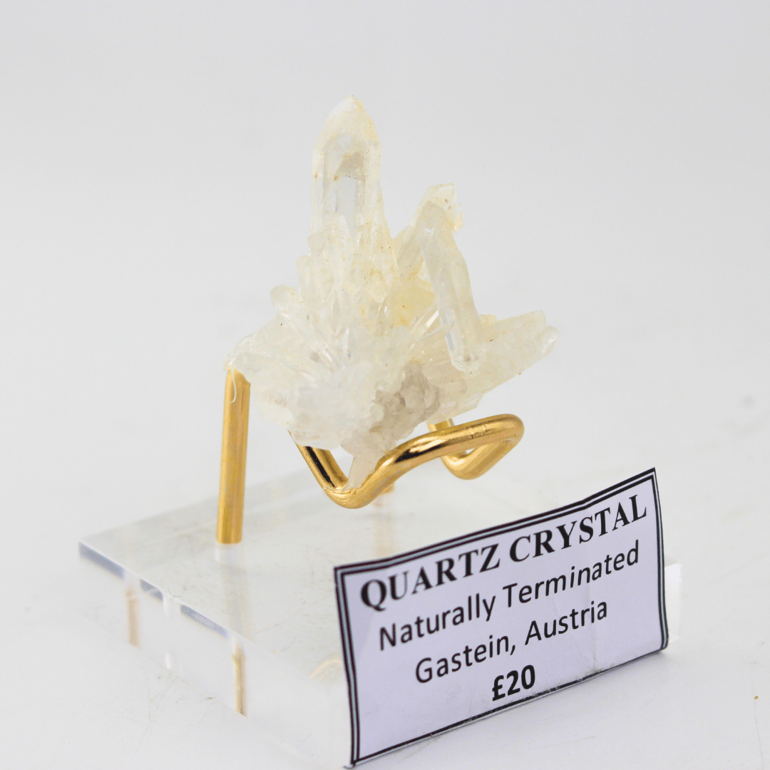 Quartz Crystal Naturally Terminated Gastein Austria 17g