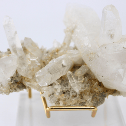 Quarz-Kristall natürlich terminiert Gastein Österreich 317 Naturmineralienmuster Feines Sammlerstück Vitrinenstück Geologisches Interesse