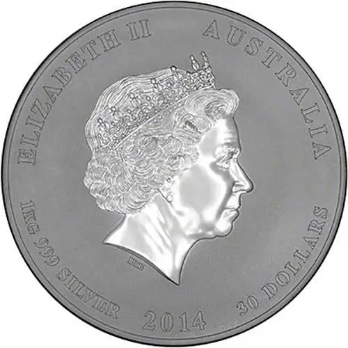 2014 Australian Lunar Year of the Horse 1kg Silver Coin .999 – Perth Mint