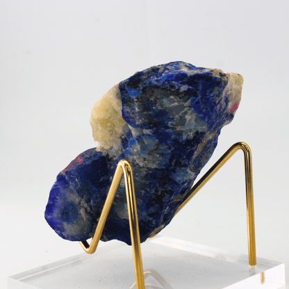 Lazulith Natur Endkristall Himalaya 266 Natürliches Mineralienexponat Feines Sammlerstück Vitrinenstück Geologisches Interesse