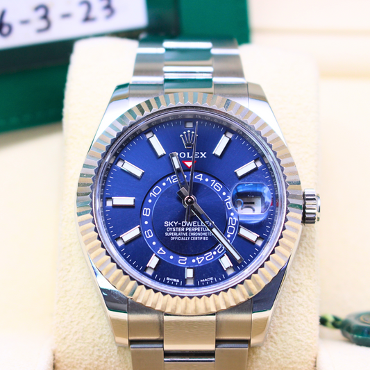 Rolex Sky-Dweller 326934 Blue Dial 2023 New Card