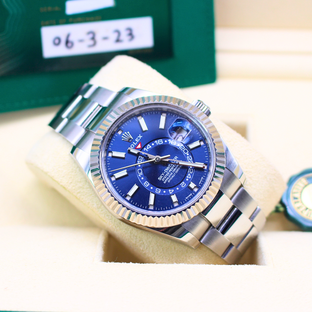 Rolex Sky-Dweller 326934 Blue Dial Oyster Bracelet 2023