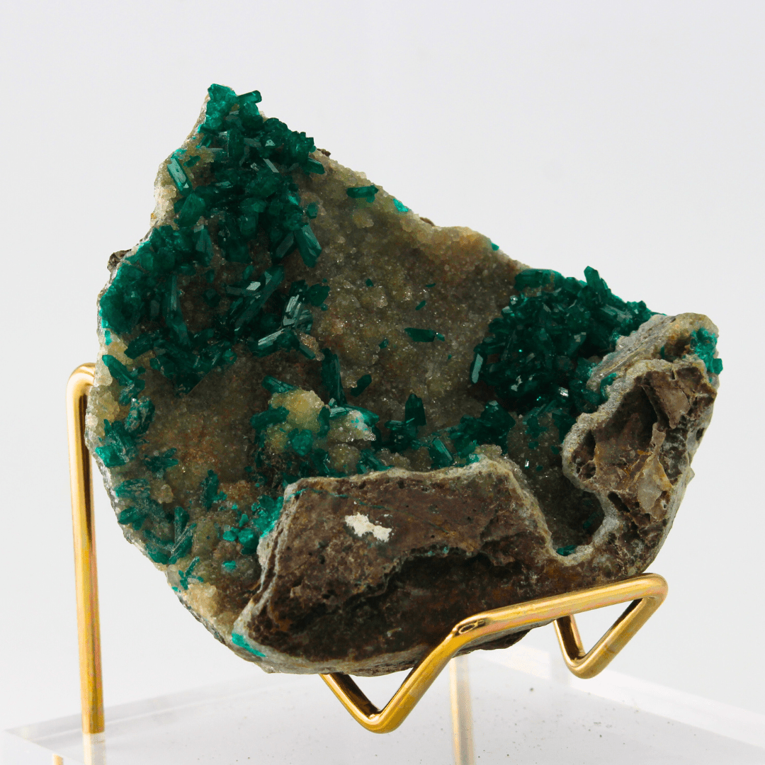 Dioptase Crystal Naturally Terminated Namibia Africa 215g