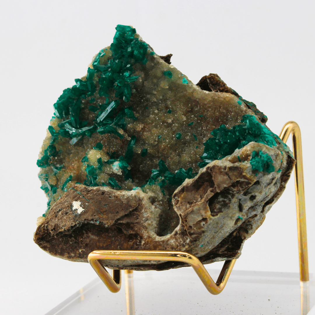 Dioptase Crystal Naturally Terminated Namibia Africa 215g