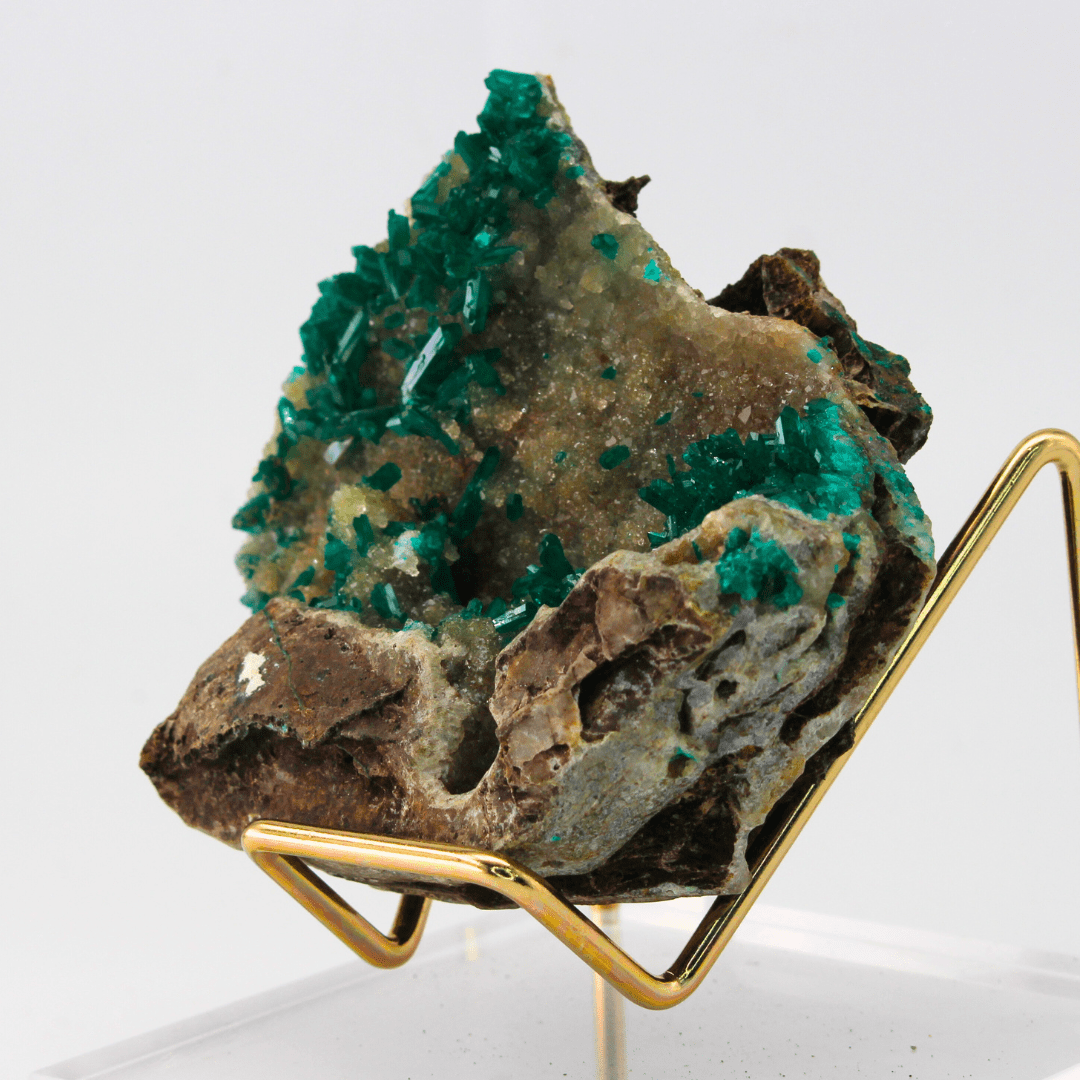 Dioptase Crystal Naturally Terminated Namibia Africa 215g