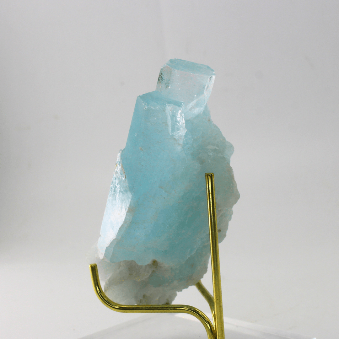 Aquamarine Naturally Terminated Himalayas 303 Natural Mineral Specimen Fine Collectable Cabinet Display Piece Geological Interest