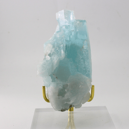 Aquamarin natürlich terminiert Himalaya 303 natürliches Mineralienexponat Feines Sammlerstück für die Vitrine Geologisches Interesse