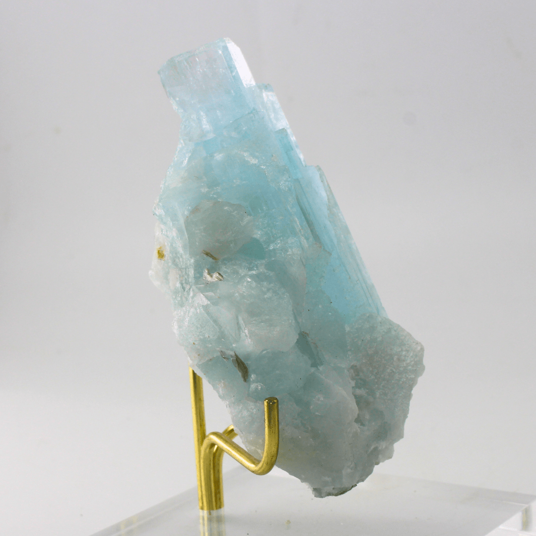 Aquamarine Naturally Terminated Himalayas 303 Natural Mineral Specimen Fine Collectable Cabinet Display Piece Geological Interest