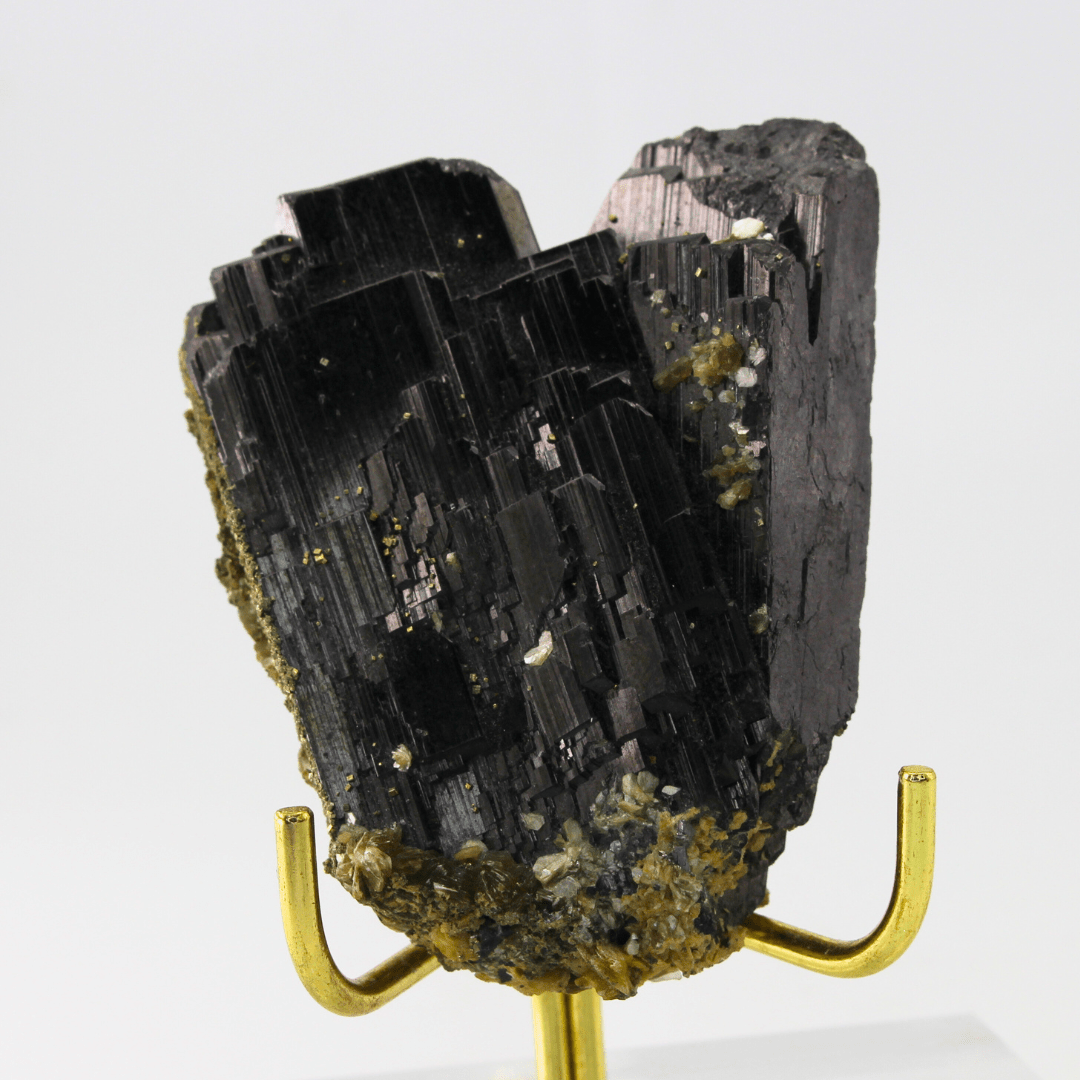 Boulangerite Calcite Naturally Terminated Yugoslavia 328 Natural Mineral Specimen Fine Collectable Cabinet Display Piece Geological Interest