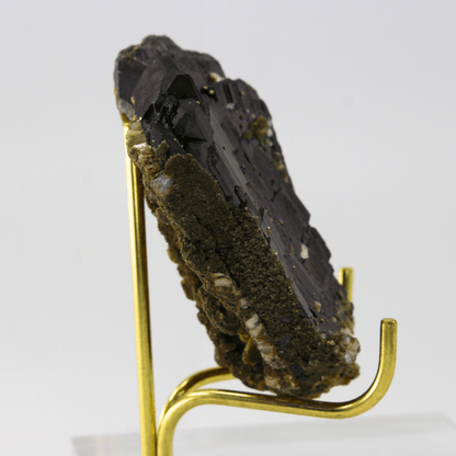 Boulangerit Calcit Natürlich Terminiert Jugoslawien 328 Natürliches Mineralienexponat Feines Sammlerstück Vitrinenobjekt Geologisches Interesse