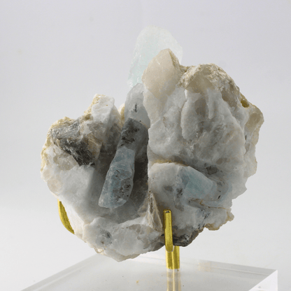Mineral sample on a white background