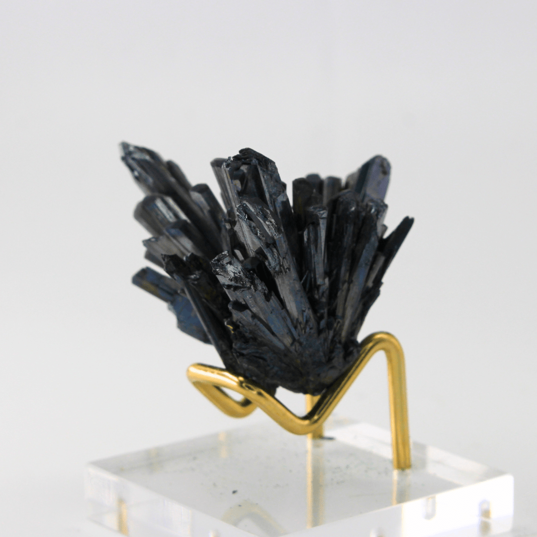 Stibnite Naturally Terminated Asia 120 Natural Mineral Specimen Fine Collectable Cabinet Display Piece Geological Interest