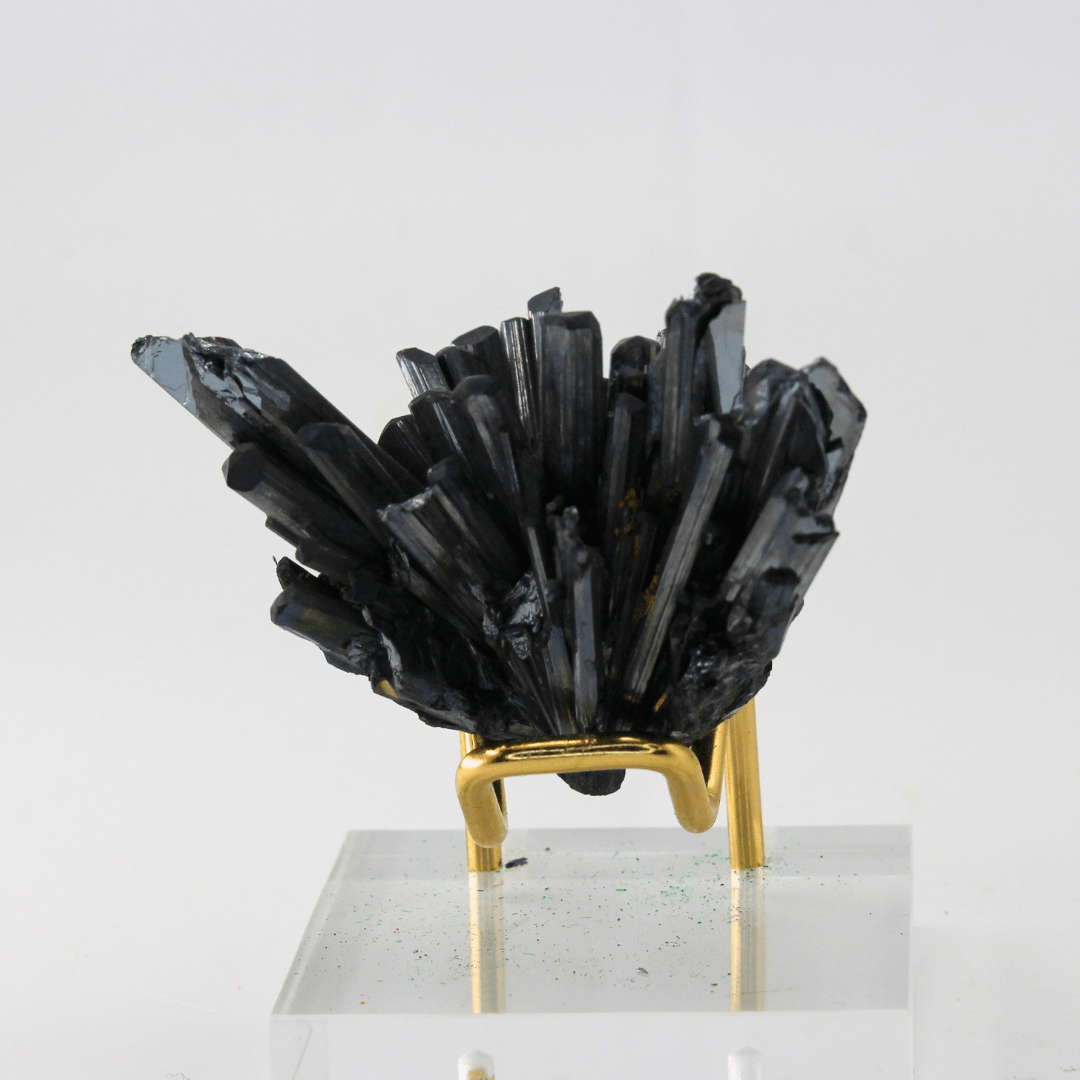 Stibnite Naturally Terminated Asia 120 Natural Mineral Specimen Fine Collectable Cabinet Display Piece Geological Interest