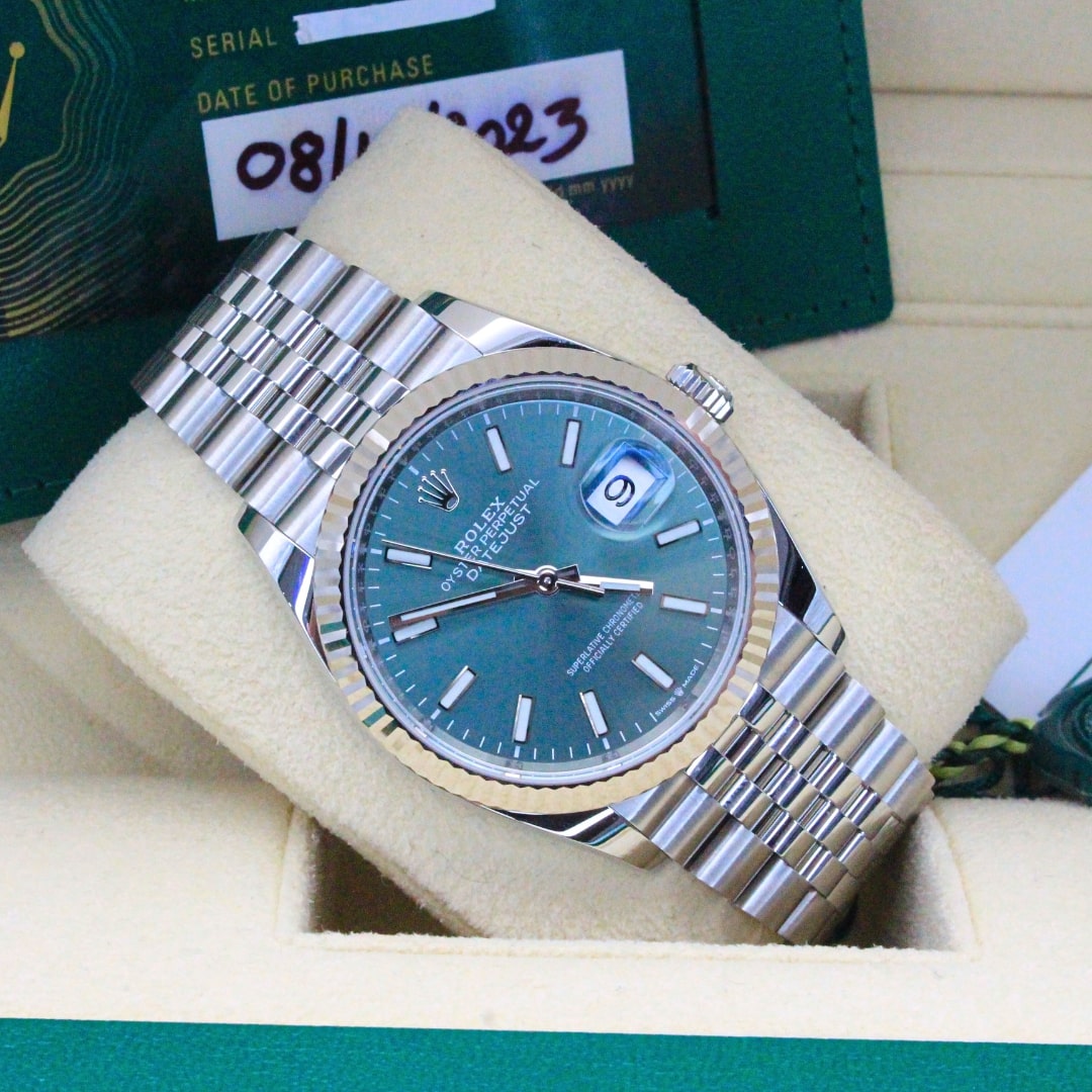 Rolex Datejust 36 126234 Mint Green Dial 2023